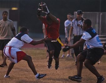 Flag football championship game