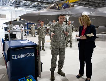 SECAF visits Eglin
