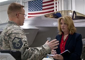 SECAF visits Eglin
