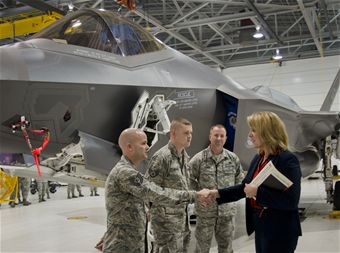 SECAF visits Eglin